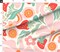 1970S Retro Whimsical Colorful Fruit Jumbo Scale Citrus Bright 70S Custom Printed Fabric by Spoonflower Various Fabrics by the Yard or Fat Quarter